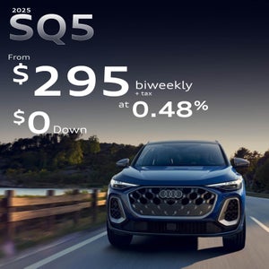 Audi SQ5 from $295 biweekly 